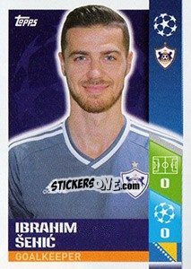 Sticker Ibrahim Šehic - UEFA Champions League 2017-2018 n. 535 - Topps