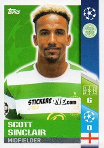 Cromo Scott Sinclair - UEFA Champions League 2017-2018 - Topps