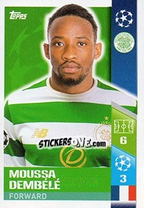 Sticker Moussa Dembélé - UEFA Champions League 2017-2018 n. 563 - Topps
