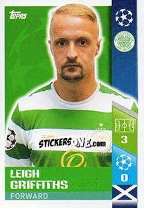 Sticker Leigh Griffiths - UEFA Champions League 2017-2018 n. 564 - Topps