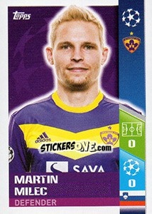 Sticker Martin Milec - UEFA Champions League 2017-2018 n. 568 - Topps