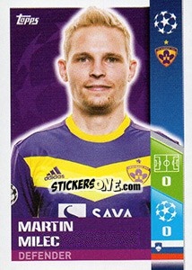 Figurina Martin Milec - UEFA Champions League 2017-2018 - Topps