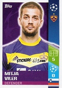 Sticker Mitja Viler - UEFA Champions League 2017-2018 n. 569 - Topps