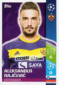 Sticker Aleksander Rajcevic - UEFA Champions League 2017-2018 - Topps