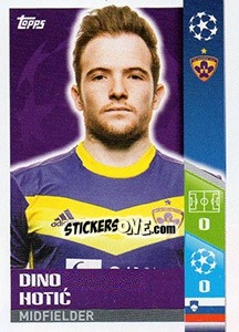 Sticker Dino Hotic - UEFA Champions League 2017-2018 n. 573 - Topps