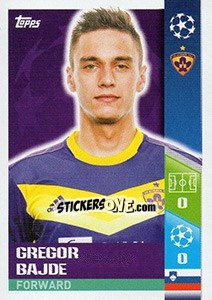 Sticker Gregor Bajde - UEFA Champions League 2017-2018 n. 578 - Topps