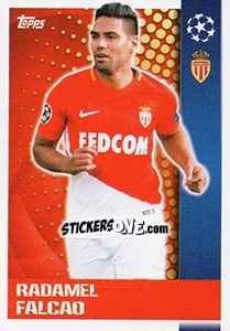Sticker Radamel Falcao - UEFA Champions League 2017-2018 n. 586 - Topps