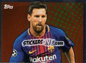 Sticker Lionel Messi (puzzle 1) - UEFA Champions League 2017-2018 n. 588 - Topps