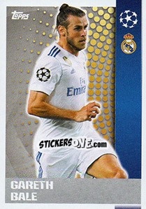 Sticker Gareth Bale - UEFA Champions League 2017-2018 n. 593 - Topps