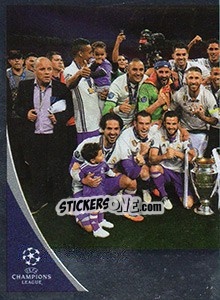 Sticker Real Madrid CF (puzzle 1) - UEFA Champions League 2017-2018 n. 594 - Topps