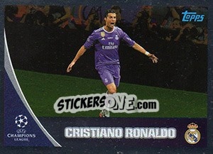 Sticker Cristiano Ronaldo - UEFA Champions League 2017-2018 n. 597 - Topps