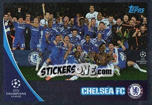 Sticker Chelsea FC - UEFA Champions League 2017-2018 - Topps