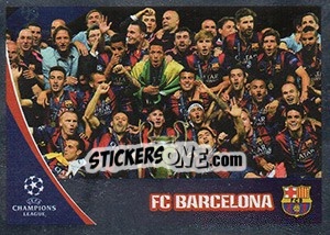 Sticker FC Barcelona - UEFA Champions League 2017-2018 - Topps