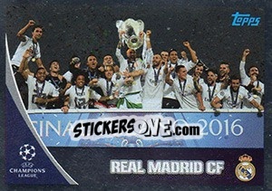 Sticker Real Madrid CF - UEFA Champions League 2017-2018 - Topps