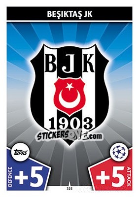 Sticker Club Badge - UEFA Champions League 2017-2018. Match Attax n. 325 - Topps