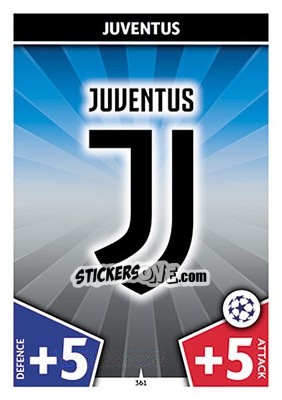 Sticker Club Badge - UEFA Champions League 2017-2018. Match Attax n. 361 - Topps
