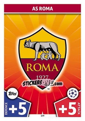 Sticker Club Badge - UEFA Champions League 2017-2018. Match Attax n. 379 - Topps