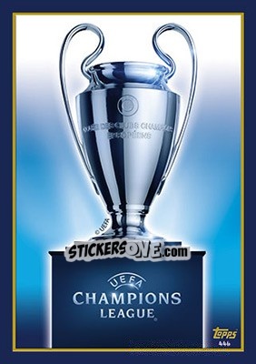Sticker UEFA Champions League Trophy - UEFA Champions League 2017-2018. Match Attax - Topps