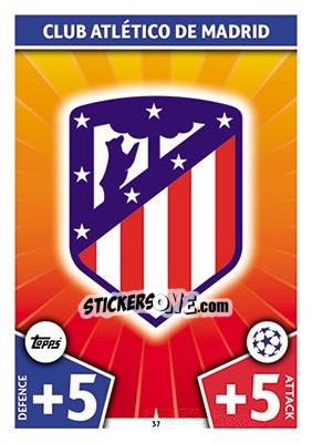 Sticker Club Badge - UEFA Champions League 2017-2018. Match Attax - Topps