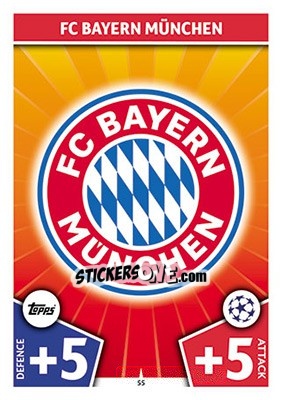 Sticker Club Badge - UEFA Champions League 2017-2018. Match Attax n. 55 - Topps