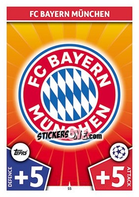 Sticker Club Badge - UEFA Champions League 2017-2018. Match Attax - Topps