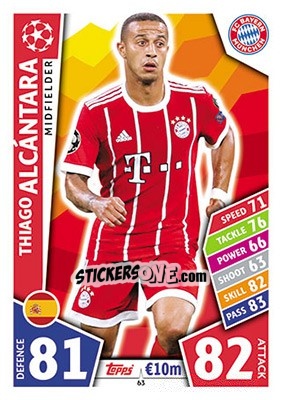 Sticker Thiago Alcántara