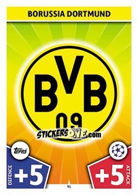 Sticker Club Badge - UEFA Champions League 2017-2018. Match Attax n. 91 - Topps