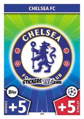 Sticker Club Badge - UEFA Champions League 2017-2018. Match Attax n. 109 - Topps