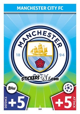Sticker Club Badge - UEFA Champions League 2017-2018. Match Attax n. 163 - Topps