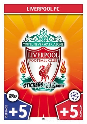 Sticker Club Badge - UEFA Champions League 2017-2018. Match Attax n. 181 - Topps