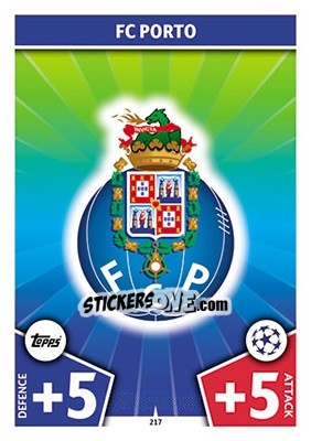 Sticker Club Badge - UEFA Champions League 2017-2018. Match Attax n. 217 - Topps