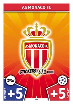 Sticker Club Badge - UEFA Champions League 2017-2018. Match Attax n. 235 - Topps