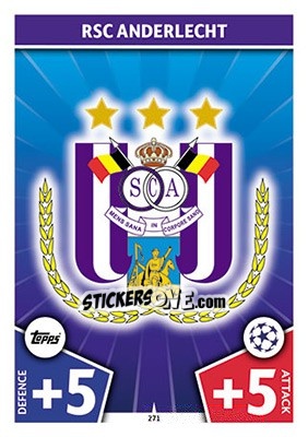 Sticker Club Badge - UEFA Champions League 2017-2018. Match Attax - Topps