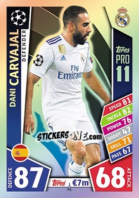 Cromo Dani Carvajal