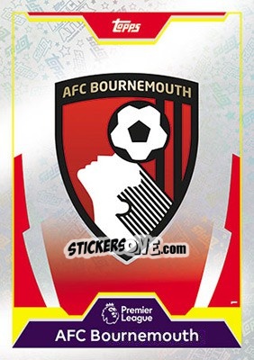 Sticker Club Badge - English Premier League 2017-2018. Match Attax n. 1 - Topps