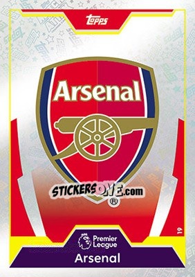 Sticker Club Badge - English Premier League 2017-2018. Match Attax n. 19 - Topps