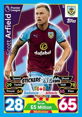 Cromo Scott Arfield