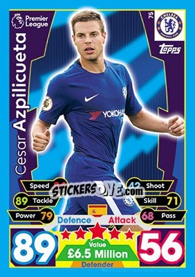 Cromo Cesar Azpilicueta