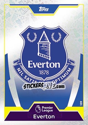 Sticker Club Badge - English Premier League 2017-2018. Match Attax - Topps