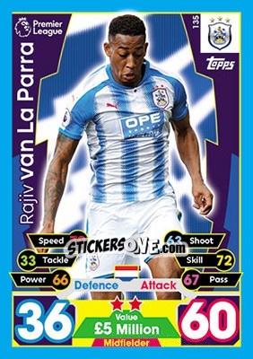 Sticker Aaron Mooy - English Premier League 2017-2018. Match Attax - Topps