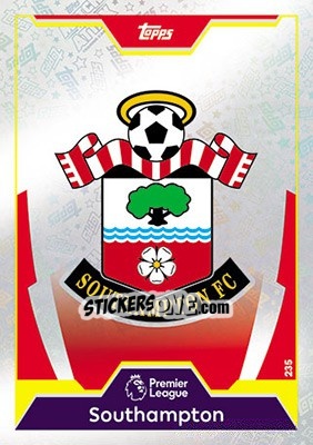 Sticker Club Badge - English Premier League 2017-2018. Match Attax n. 235 - Topps