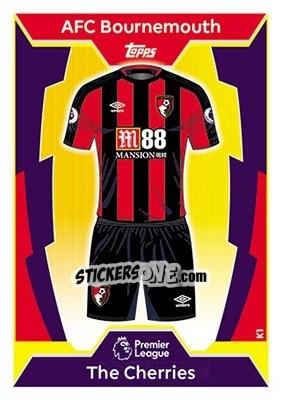Cromo AFC Bournemouth - English Premier League 2017-2018. Match Attax - Topps