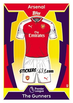 Cromo Arsenal - English Premier League 2017-2018. Match Attax - Topps