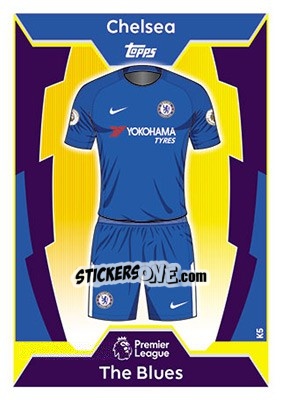 Sticker Chelsea - English Premier League 2017-2018. Match Attax - Topps
