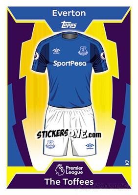 Sticker Everton - English Premier League 2017-2018. Match Attax - Topps