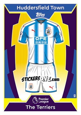 Sticker Huddersfield Town - English Premier League 2017-2018. Match Attax - Topps