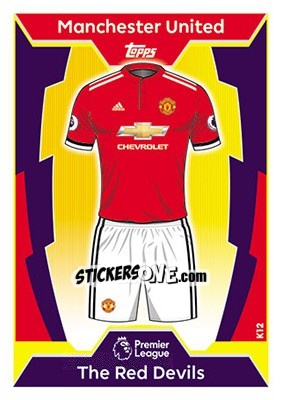 Figurina Manchester United - English Premier League 2017-2018. Match Attax - Topps