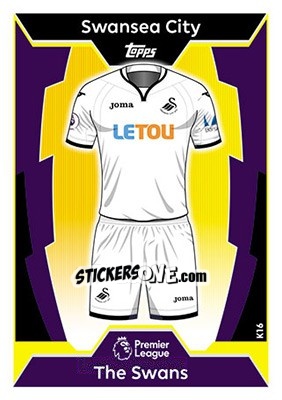 Figurina Swansea City - English Premier League 2017-2018. Match Attax - Topps