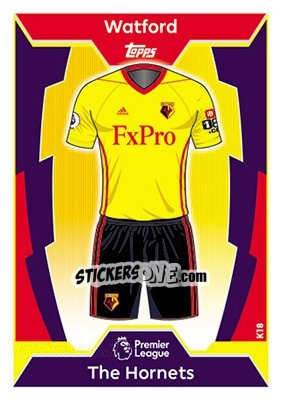 Sticker Watford - English Premier League 2017-2018. Match Attax - Topps