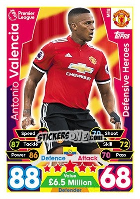 Cromo Antonio Valencia